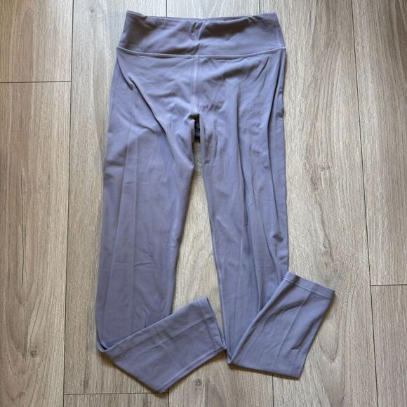 Athleta Girl high rise chit chat shine tight Purple leggings youth size XXL - Picture 1 of 9